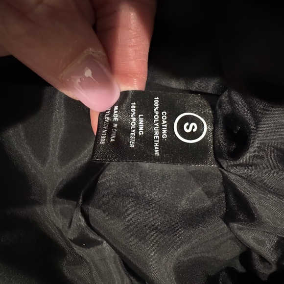 Fashion Nova sz SMALL Black High Waist Studded Faix Leather Shorts - Picture 5 of 6